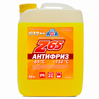 AGA044Z Антифриз, готовый к применению желтый, -65°C 10кг./1шт.